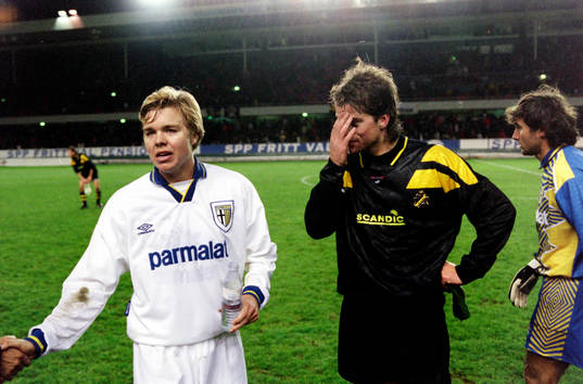 Tomas Brolin, Parma och Dick Lidman, AIK