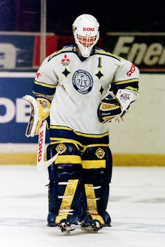 Johan Hedberg, målvakt i Leksand