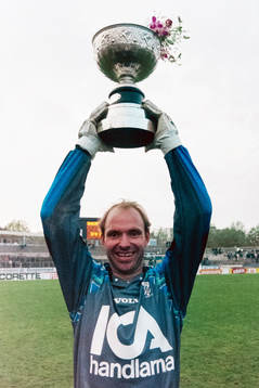 Thomas Ravelli, målvakt och IFK Göteborg svenska mästare