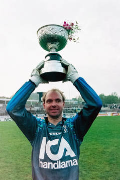 Thomas Ravelli, målvakt och IFK Göteborg svenska mästare