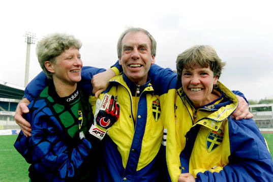 Elisabeth Leidinge, målvakt, Bengt Simonsson,