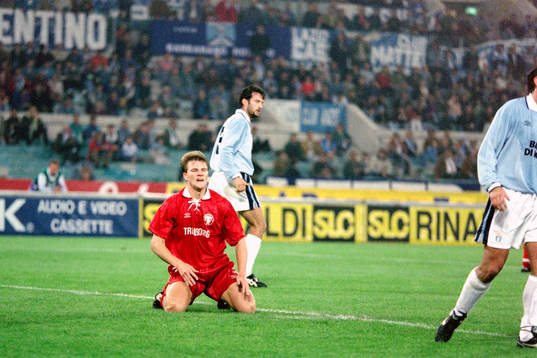 Fotboll, Uefacupen, Lazio - Trelleborg, 1-0