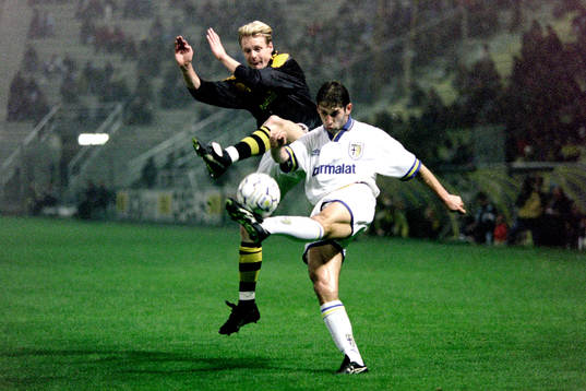 Fotboll, Uefacupen, Parma - AIK, 2-0