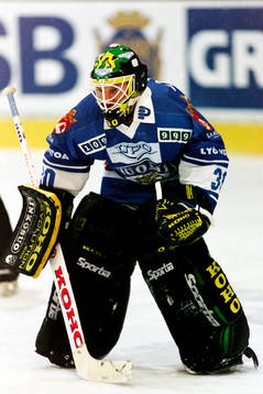Jukka Tammi, målvakt i Finland