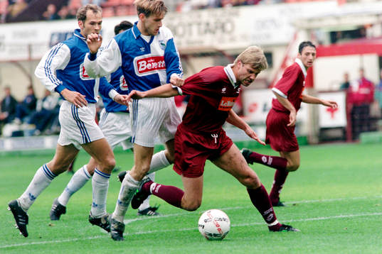 Hans Eklund, Servette med bollen