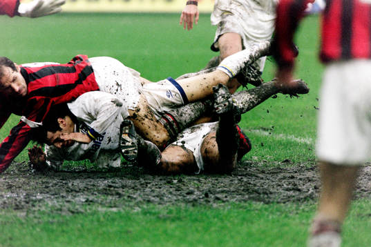 Franco Baresi, Milan överst i leran