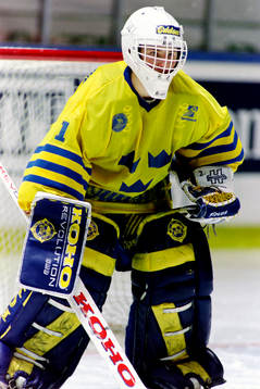 Johan Hedberg, målvakt i Sverige