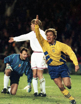 Tomas Brolin jublar