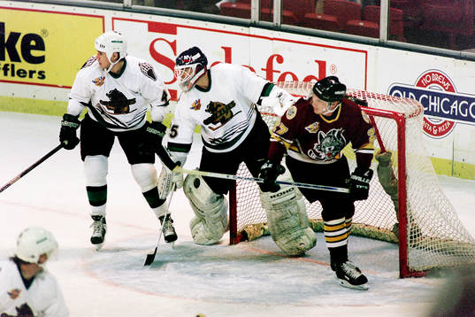 Tommy Salo, målvakt i Denver Grizzlies