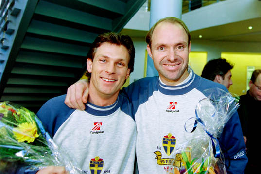 Pontus Kåmark och Thomas Ravelli