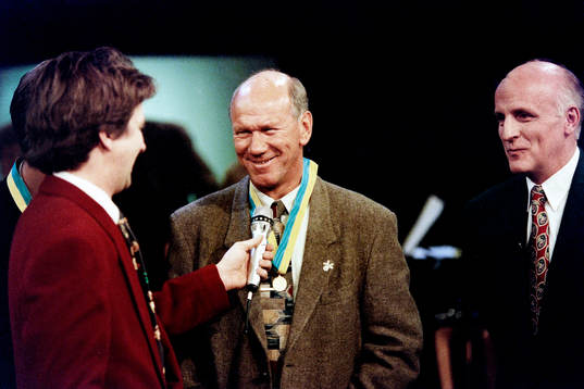 Tommy Svensson, förbundskapten, Sverige och Arne Hegerfors