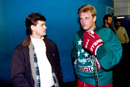 Håkan Loob och Brett Hull