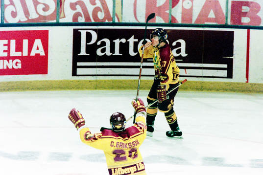 Mathias Johansson, Färjestad jublar