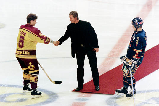 Håkan Loob, Färjestad, Wayne Gretzky och Charles Berglund