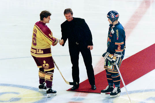 Håkan Loob, Färjestad, Wayne Gretzky och Charles Berglund