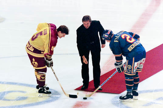 Håkan Loob, Färjestad, Wayne Gretzky och Charles Berglund