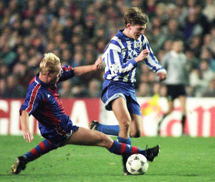 Jesper Blomqvist, Göteborg och Ronald Koeman, Barcelona