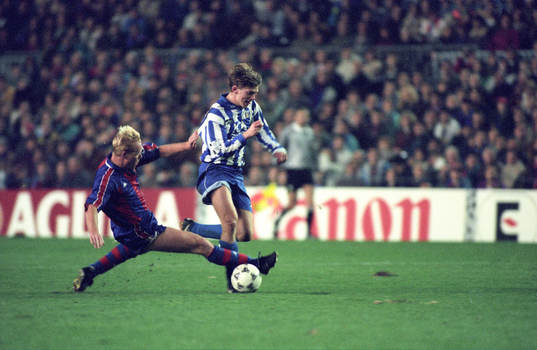 Jesper Blomqvist, Göteborg och Ronald Koeman, Barcelona