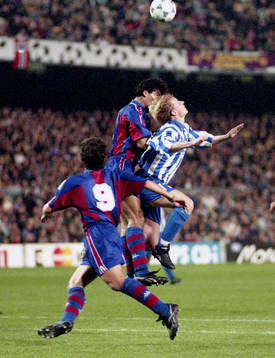 Stefan Pettersson, Göteborg. nickduell med Barcelona