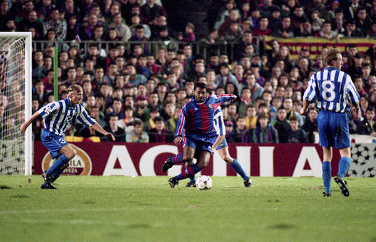 Romario, Barcelona omgiven av göteborgare