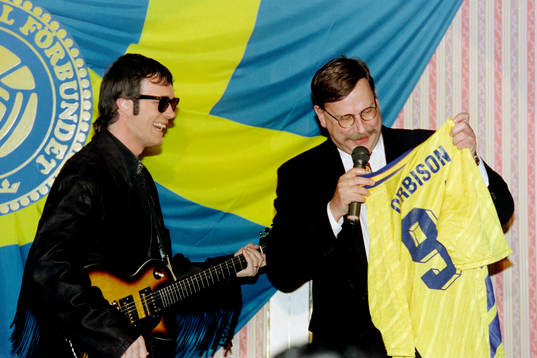 En Roy Orbison kopia och Sven Melander, konferencier