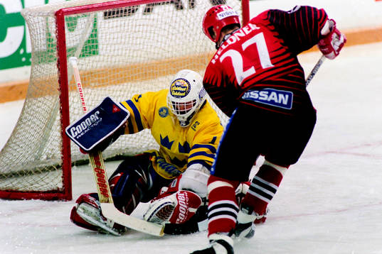 Thomas Heldner, Schweiz fri med Roger Nordström, målvakt