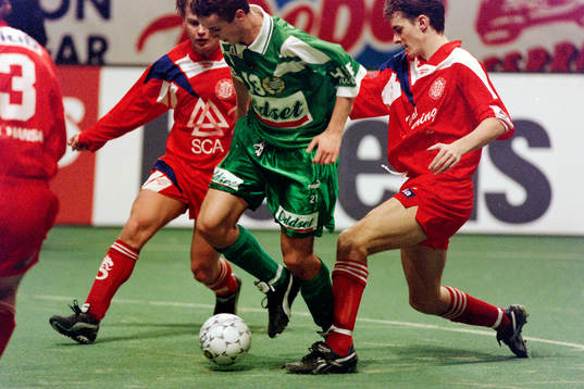 Jens Gustafsson, Hammarby med bollen i finalen mot GIF