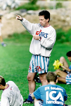 Roger Gustafsson, tränare i Göteborg