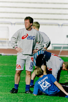 Roger Gustafsson, tränare i Göteborg