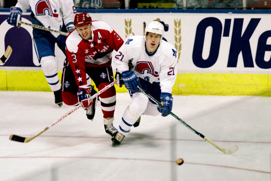 Sylvain Cote, Washington i ryggen på Peter Forsberg, Quebec