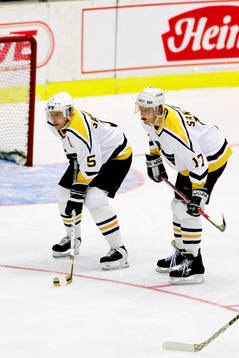Ulf Samuelsson och Tomas Sandström, Pittsburgh