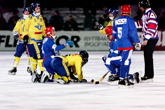 Bandy, VM, Sverige - Ryssland, 2-6