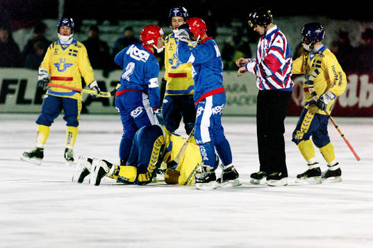 Bandy, VM, Sverige - Ryssland, 2-6
