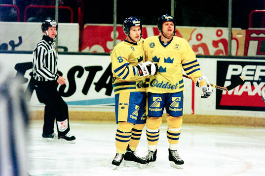 Rikard Franzén och Per-Erik Eklund, Sverige jublar