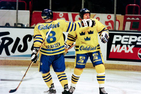 Rikard Franzén och Per-Erik Eklund, Sverige jublar