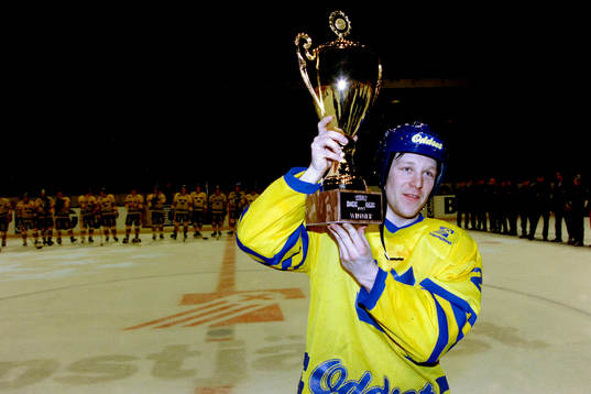 Charles Berglund, Sverige jublar med pokalen