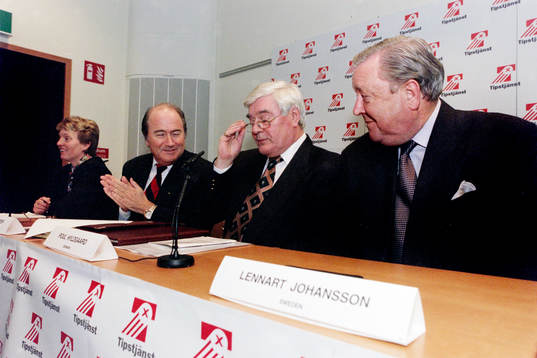 Susanne Erlandsson, Joseph S. Blatter, Poul Hyldgaard och
