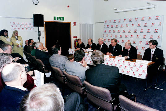 Susanne Erlandsson, Joseph S. Blatter, Poul Hyldgaard,