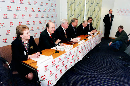 Susanne Erlandsson, Joseph S. Blatter, Poul Hyldgaard,