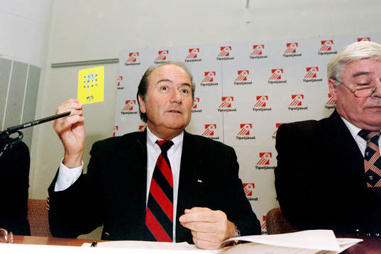 Joseph S. Blatter och Poul Hyldgaard