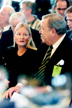 Marita Ulvskog, Idrottsminister och Lennart Johansson, Uefa