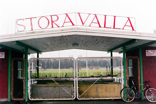 Entrén till Stora Valla i degerfors