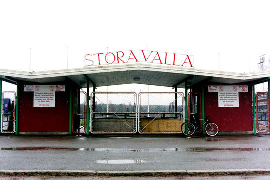 Entrén till Stora Valla i degerfors