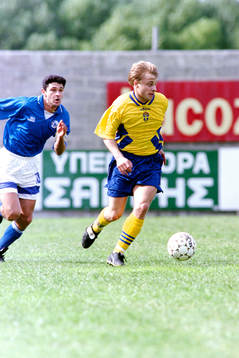 Anders Andersson, Sverige med bollen