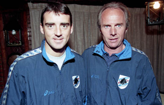 Roberto Mancini och Sven-Göran Eriksson, tränare