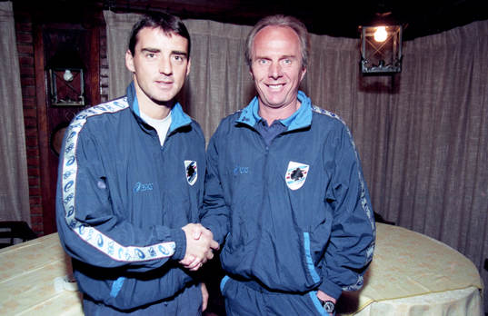 Roberto Mancini och Sven-Göran Eriksson, tränare