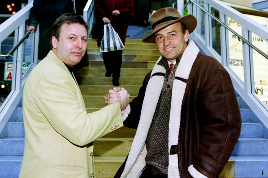 Hans Elfstrand och Stefan Söderberg, klubbdirektör