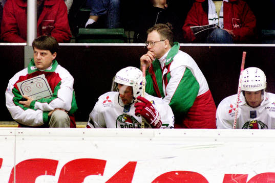 Peter  Elander, ass. tränare och Christer Abrahamsson,