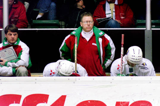 Peter  Elander, ass. tränare och Christer Abrahamsson,