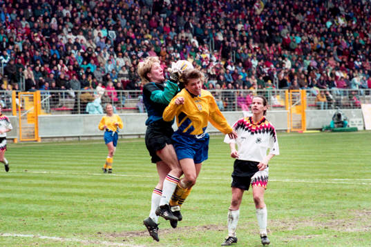 Fotboll, Dam-EM, Tyskland - Sverige, 3-2